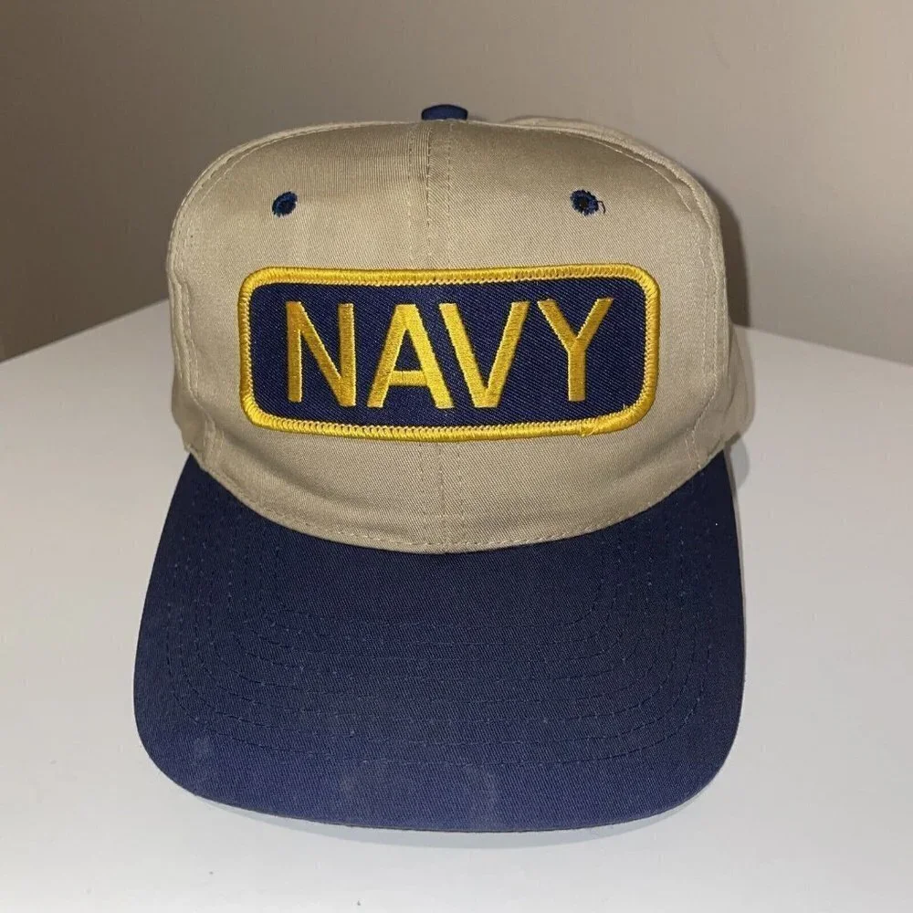 VINTAGE Nissun US NAVY Cap/Hat Snap Back Adjustable Hat One Size